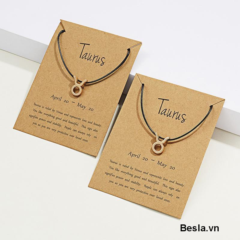 Vòng Tay Dây Bện 12 Cung Hoàng Đạo Có Thể Điều Chỉnh Cho Nam Và Nữ