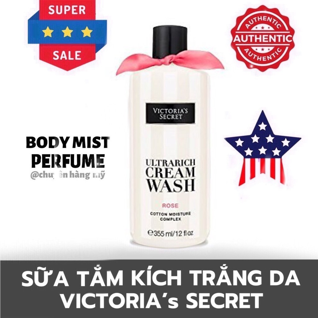𝗕𝗢𝗗𝗬𝗠𝗜𝗦𝗧𝗣𝗘𝗥𝗙𝗨𝗠𝗘⚜️Sữa tắm kích trắng Chính Hãng Auth Victoria’s Secret Rose