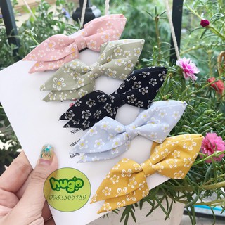 Kẹp tóc nơ, cột tóc nơ Hàn Quốc xinh xắn