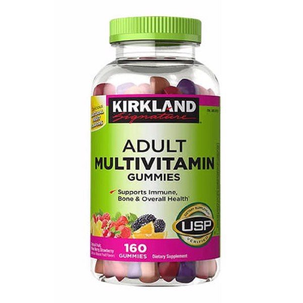 Kẹo dẻo Kirkland Signature Adult Multivitamin Gummies 160 viên của Mỹ