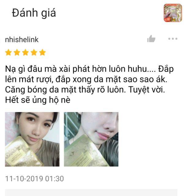 Mặt nạ Tinh chất Vàng Skinapple Chống Lão Hóa -Gold Vital Essential Mask