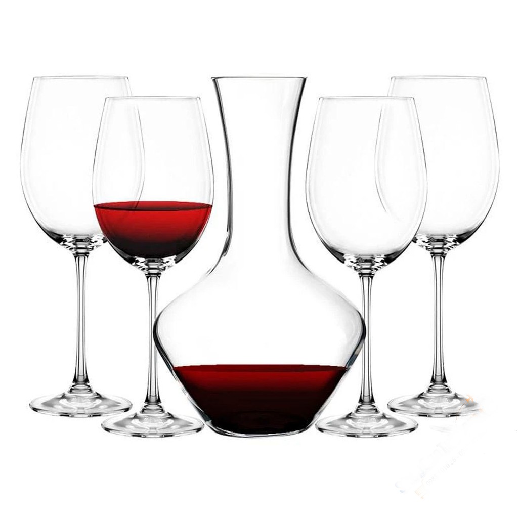 Set 5 bình và ly uống rượu NACHTMANN Vivendi Premium 93605 [nhập Đức chính hãng]