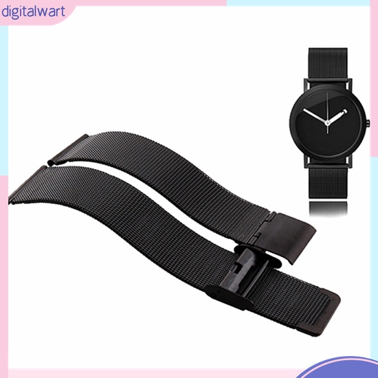 Dây Đồng Hồ Thay Thế Bằng Thép Không Gỉ Dạng Lưới Kỹ Thuật Số 18 20 22 24Mm
