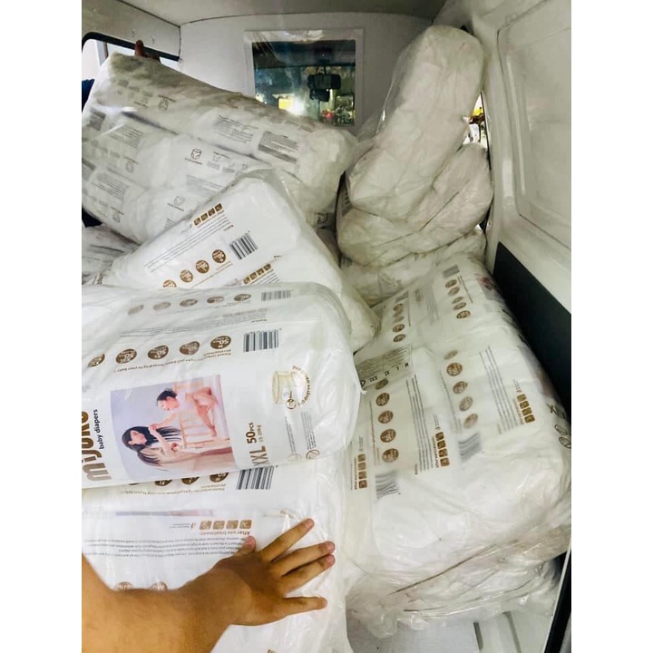 Bỉm Tã Quần/Dán Mijuku Cao Cấp 100 miếng Size S M L XL XXL XXXL