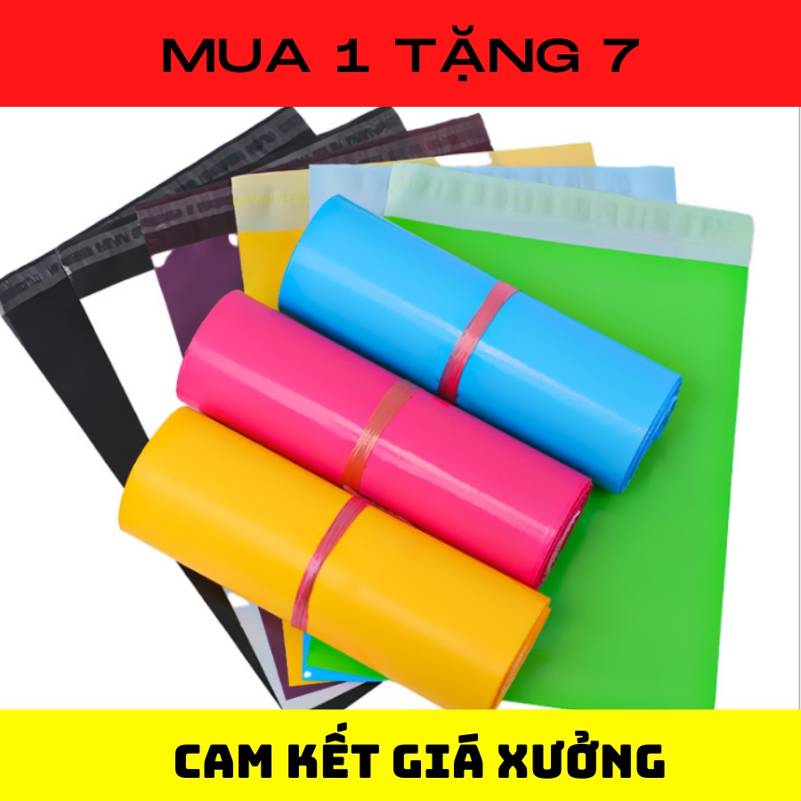 Túi gói hàng niêm phong tự dính nhiều size Cuộn 100 Túi Có Keo Dán Bảo Mật -2T 98