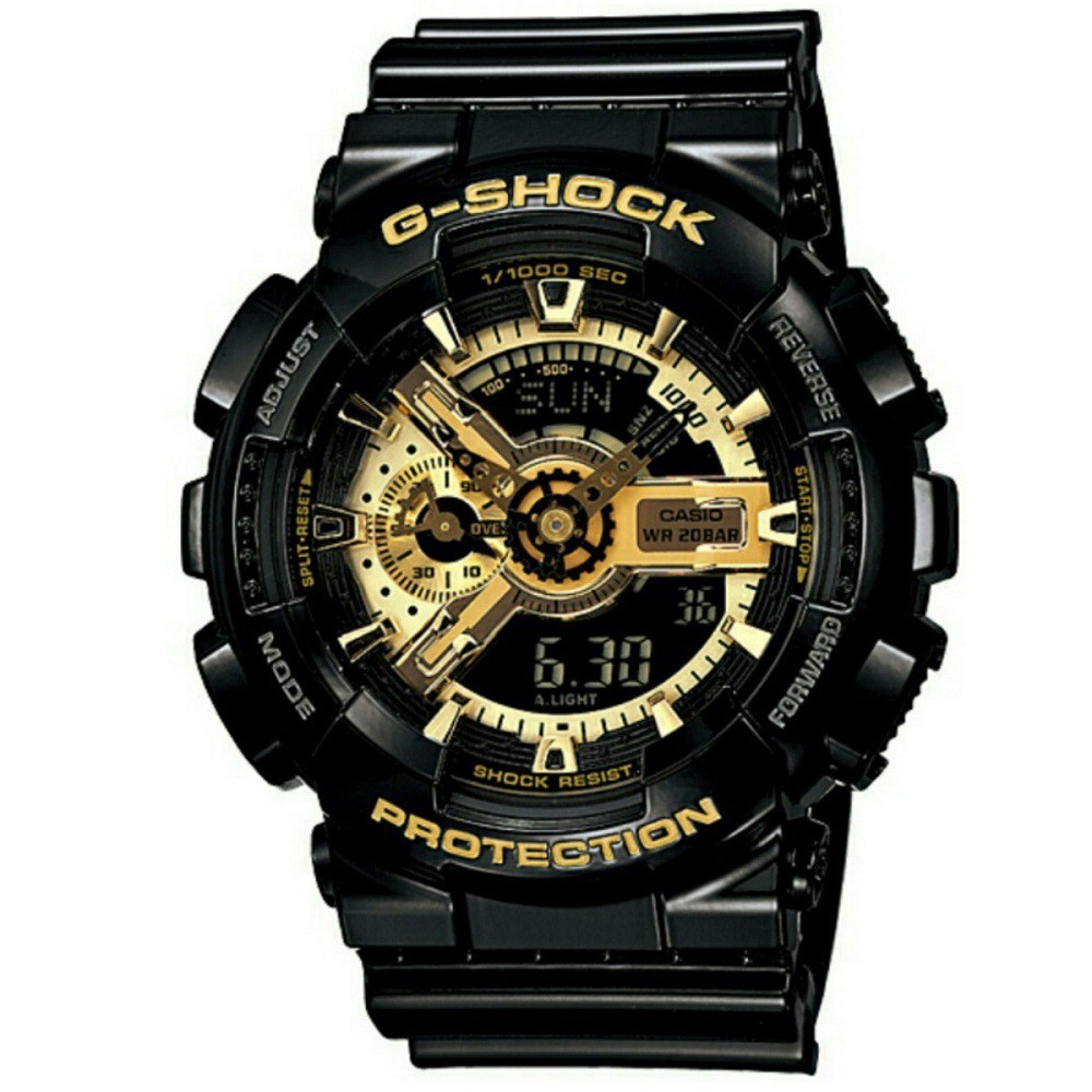 ĐỒNG HỒ NAM CASIO G SHOCK GA 110GB 1A GOLD BLACK – ĐEN VÀNG