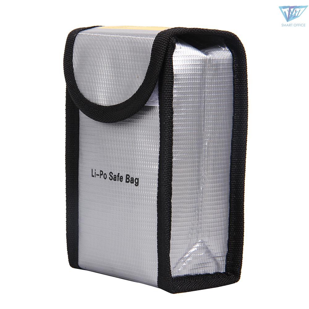 ❤STO❤ Fireproof Explosionproof Lipo Battery Safe Bag Portable Heat Resistant Pouch Sack for  DJI Phantom 3 Battery Charge & Storage 140 * 90 * 55mm