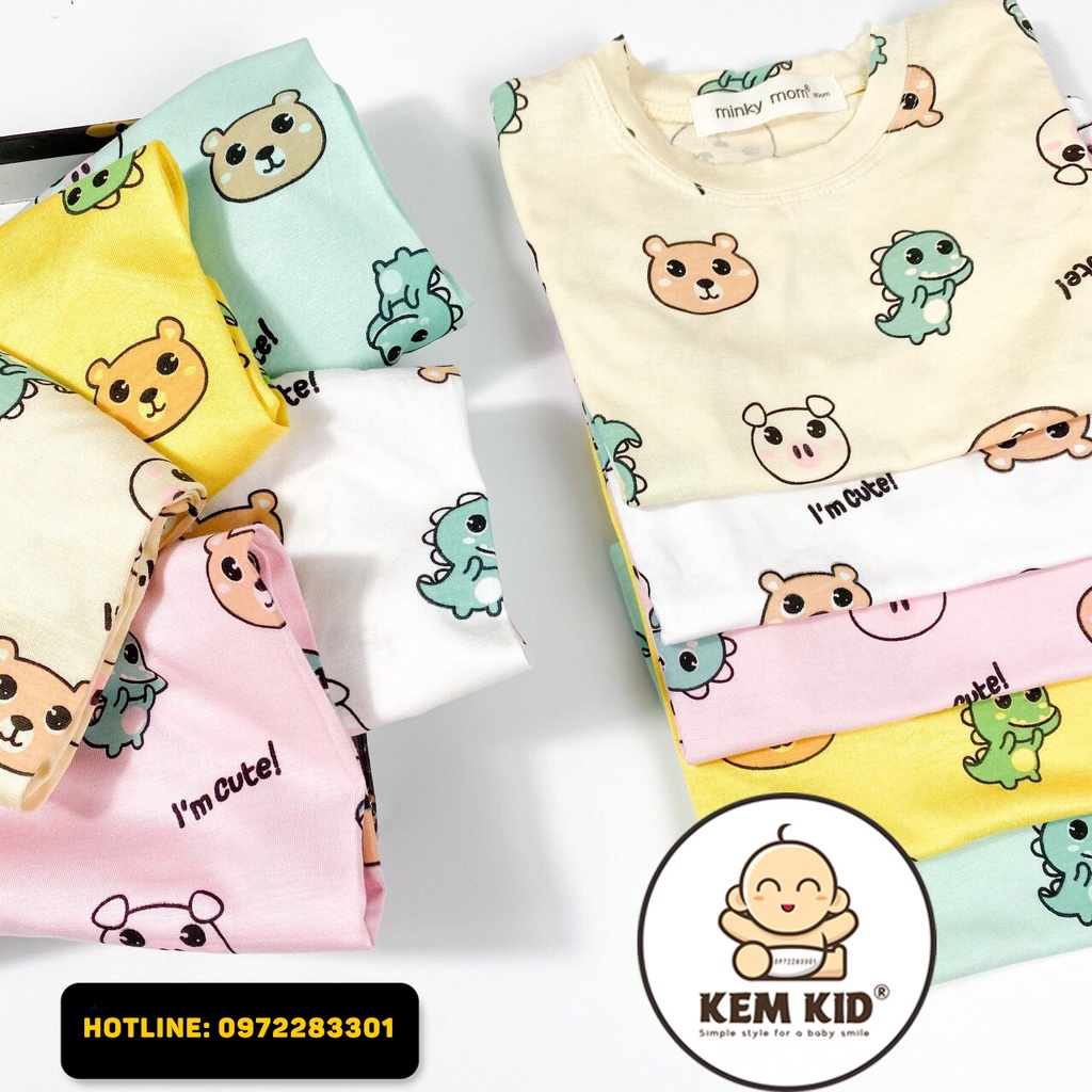 Minky Mom bộ cộc quần dài I'm cute