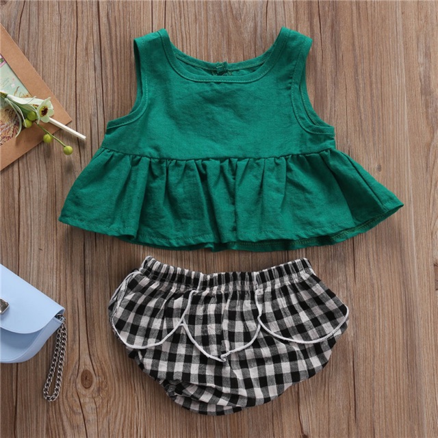 Set áo sát nách + quần siêu kute cho bé yêu