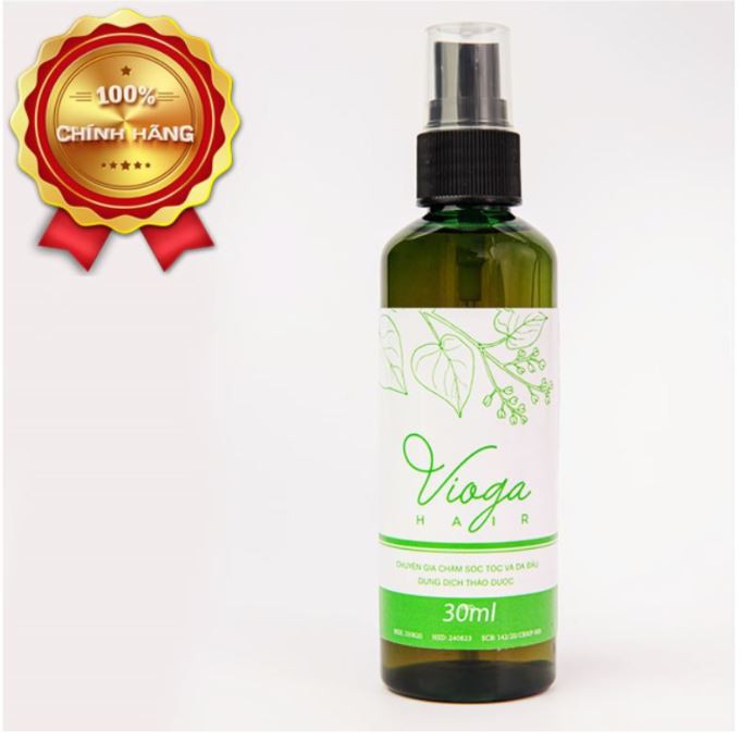 Vioga Hair- Dung Dịch Dưỡng Tóc - Phục Hồi, Ngăn Ngừa Tóc Xơ & Rụng Tóc - Chai 30ml-Thuốc Việt 24h