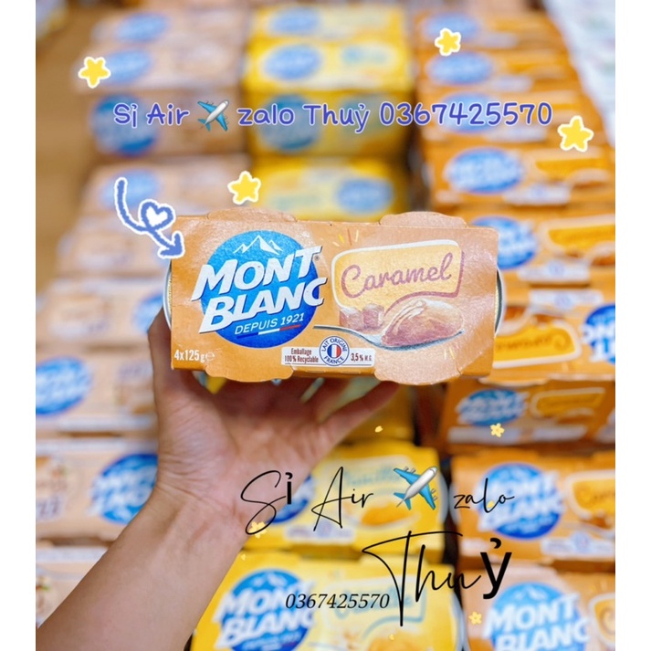 ( Air đủ bill date 2024) Váng Sữa Mont Blanc Nội Địa Pháp Cho Bé Từ 10m