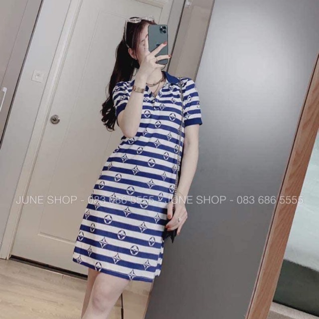 Váy polo cotton 2 màu