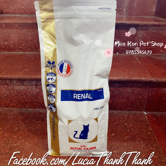 Thức ăn hỗ trợ trị thận ở mèo Royal Canin Renal bịch 2 kg