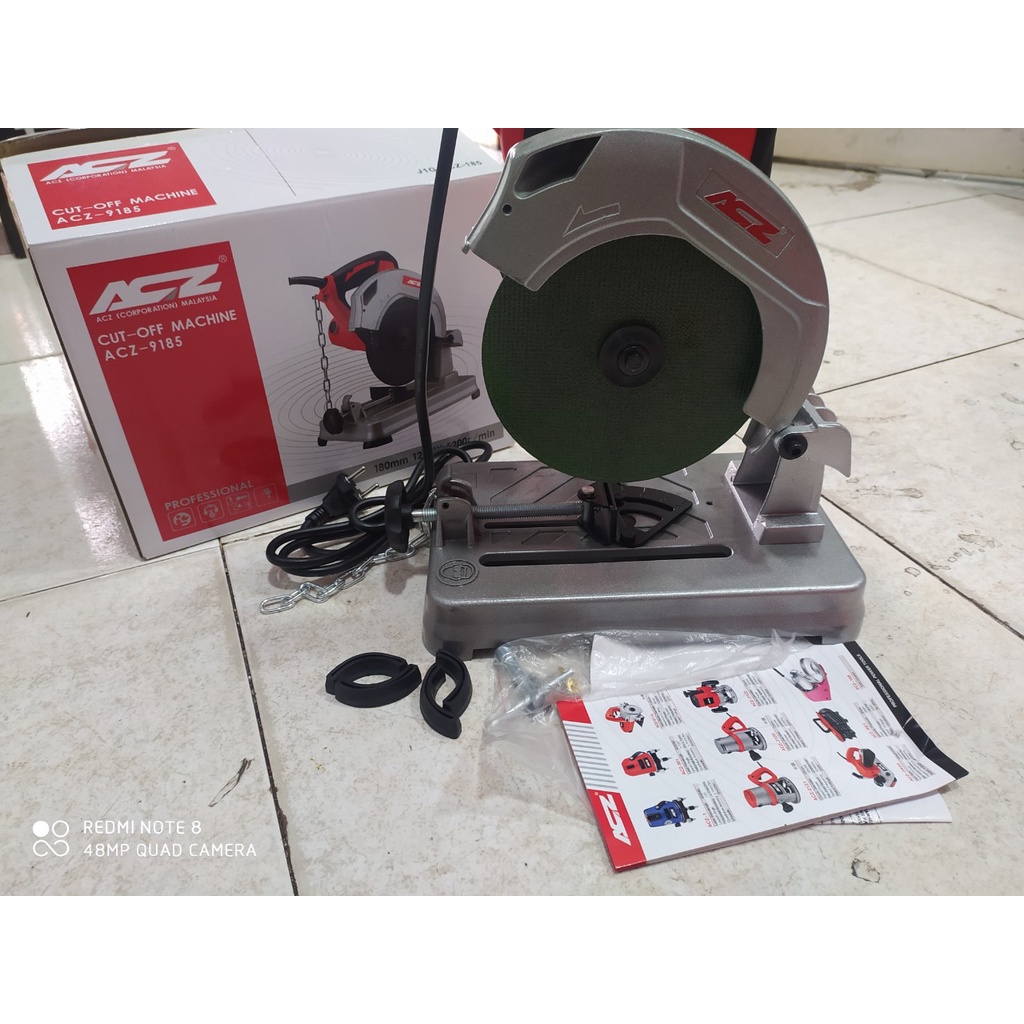 Máy cắt sắt bàn mini ACZ 9185 cao cấp-Công suất 1200W-Bảo hành 6 tháng-Kèm sẵn đá cắt