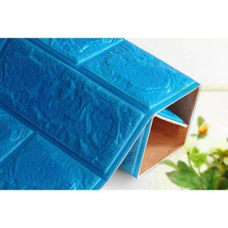 Xốp Dán Tường Màu Xanh Dương