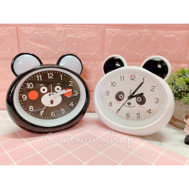 Đồng hồ để bàn dễ thương Panda/ Kunamon/ Doremon/ Hellokitty