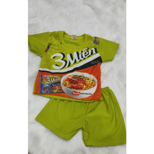 Bộ tay ngắn quần short thun cotton cho bé