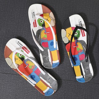 Dép Tông Nữ In Hình Kaw Cá Tính Bắt Mắt