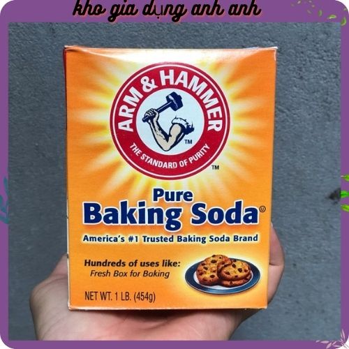 BỘT Baking soda trắng răng 454g Backing soda