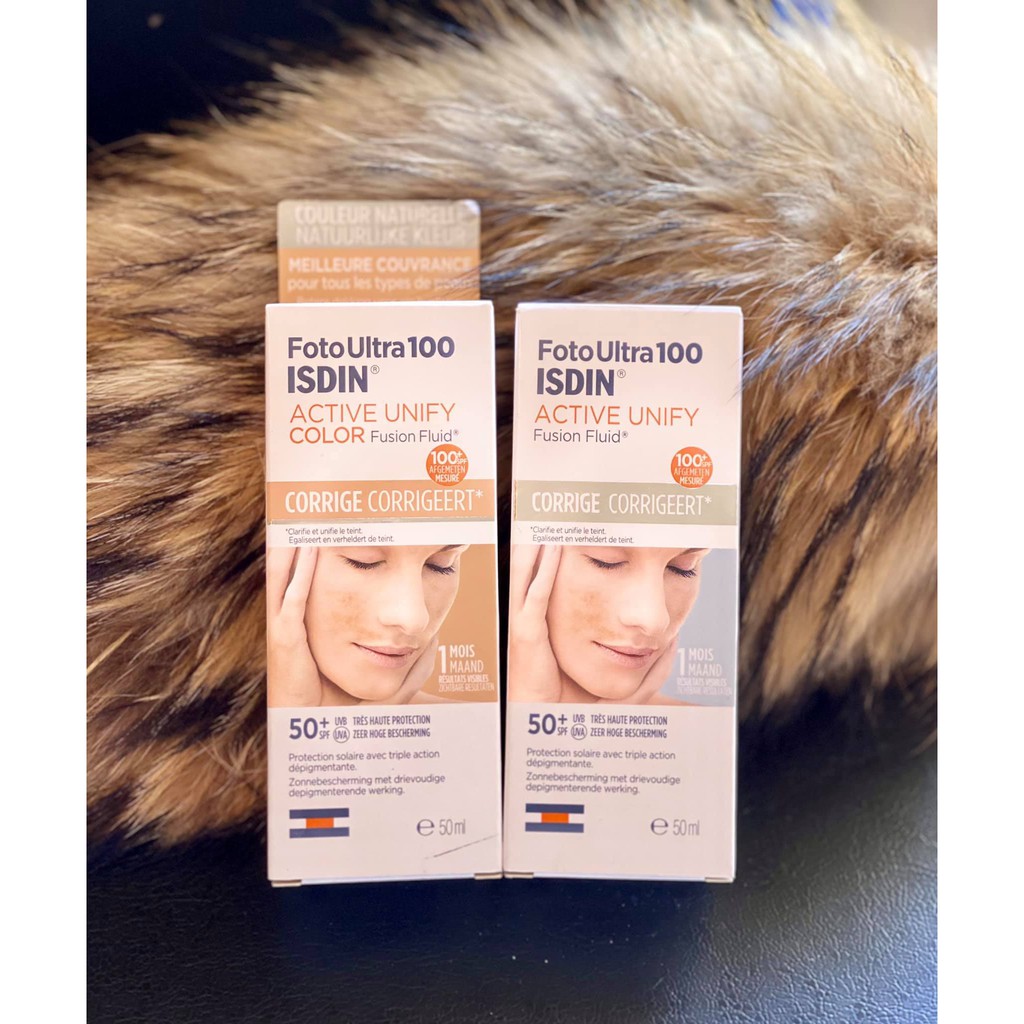 (có bill Pháp) Kem chống nắng ISDIN FOTO Ultra100 (50ml) Pháp