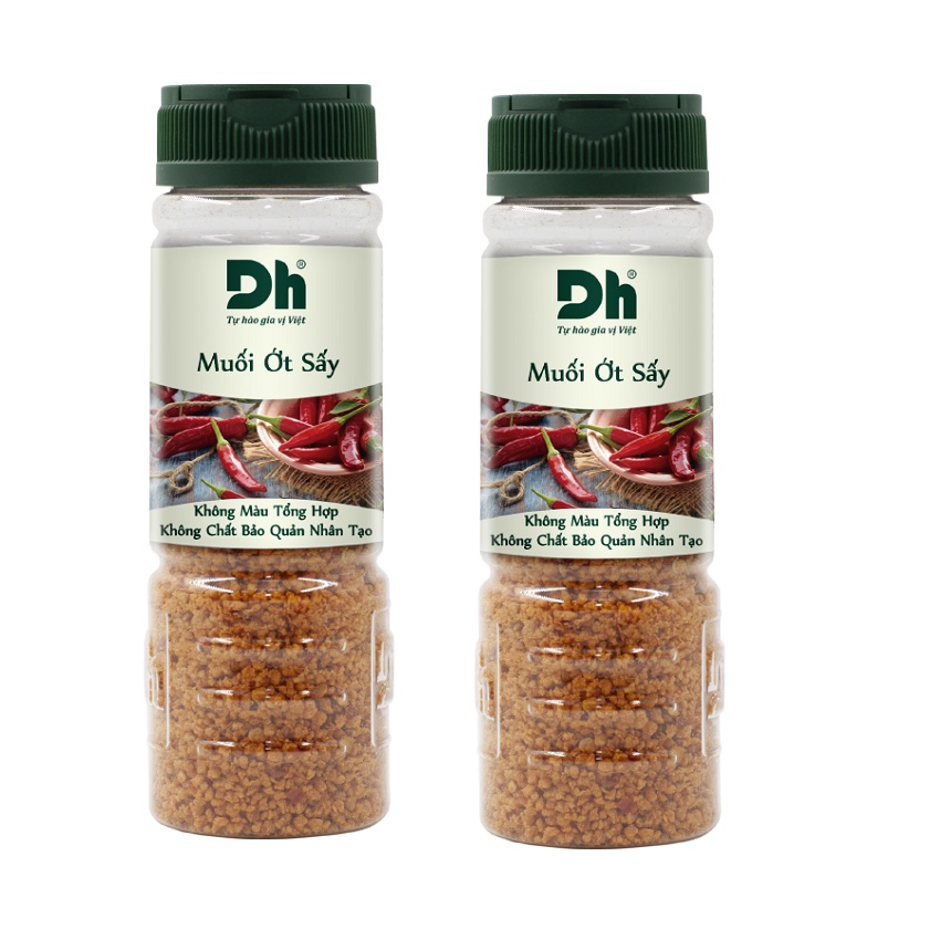 ( Combo 2 hũ ) Muối Ớt Sấy 110gr Dh Foods gia vị chấm hoàn hảo . Mang chọn yêu thương đến gia đình Việt.