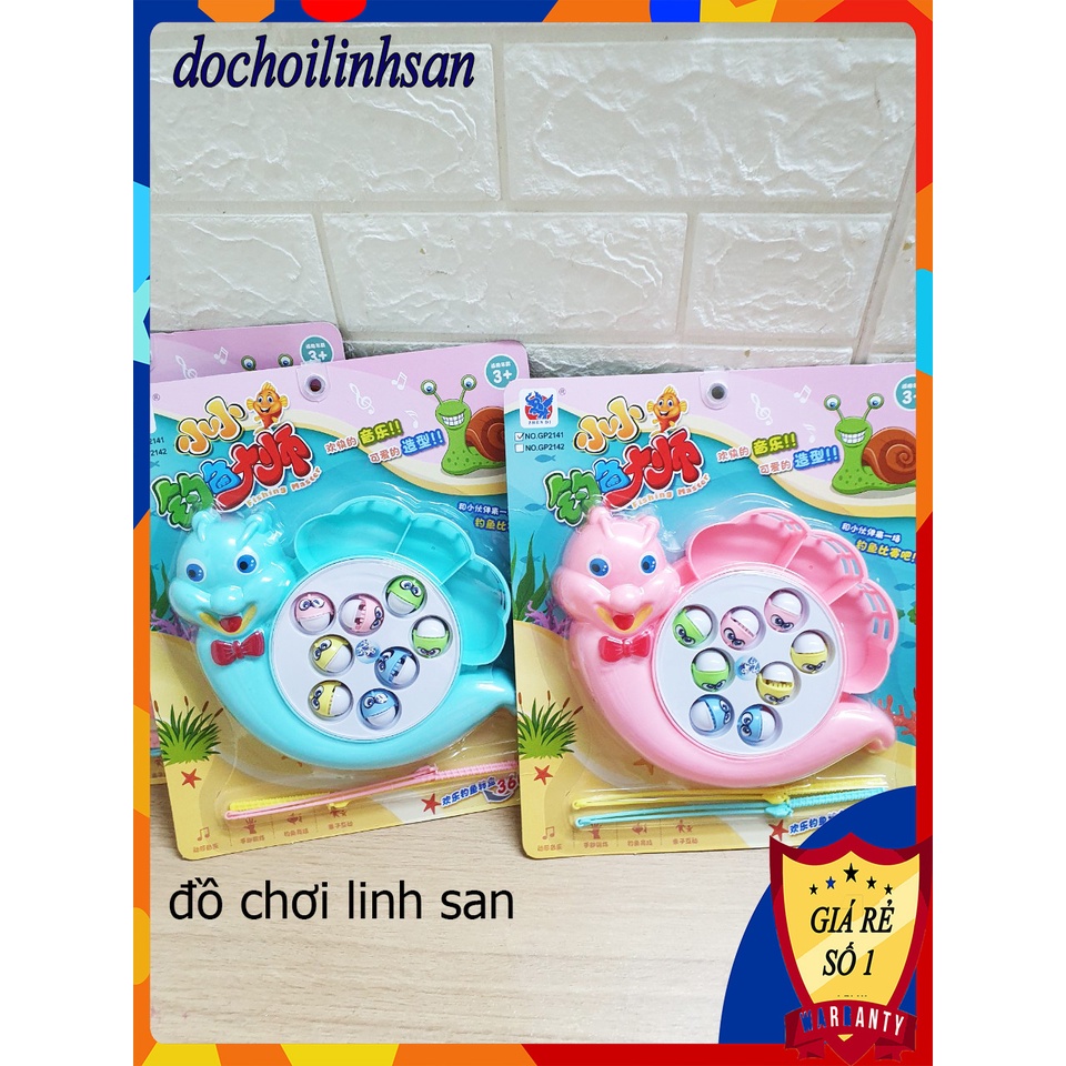 ĐỒ CHƠI CÂU CÁ NHẠC 2 TẦNG VUI TAI THU HÚT CÁC BÉ