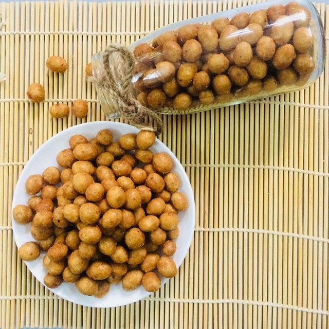 1kg đậu phộng da cá tỏi ớt ngon