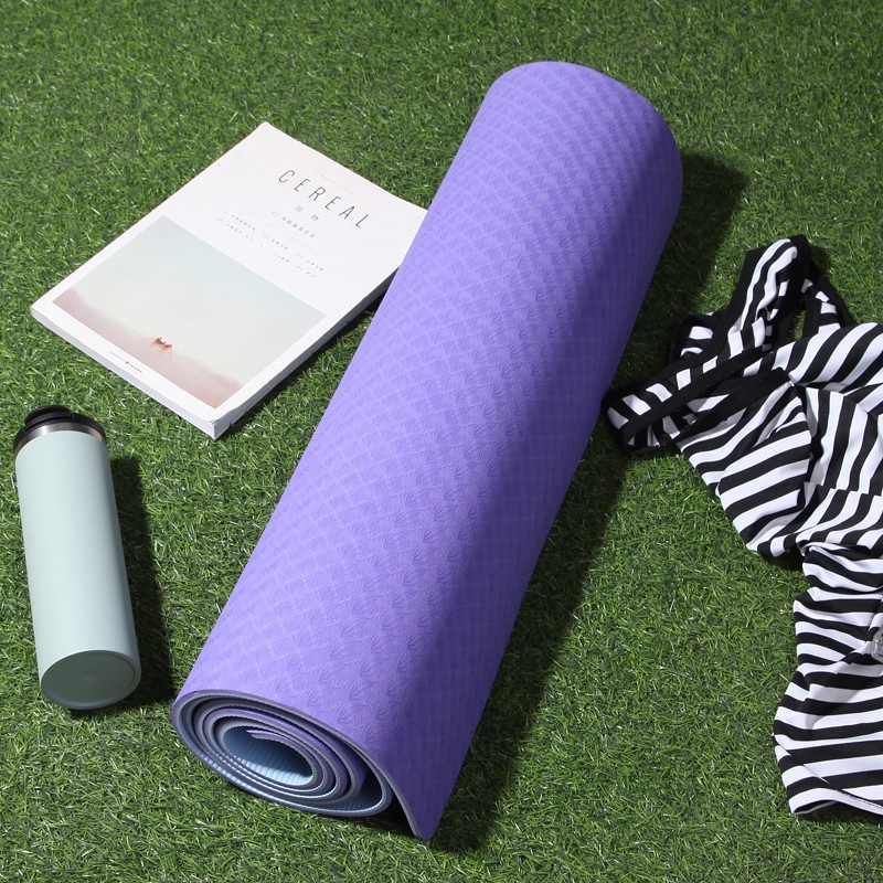 Thảm tập gym và yoga TPE 2 lớp cao cấp 2021