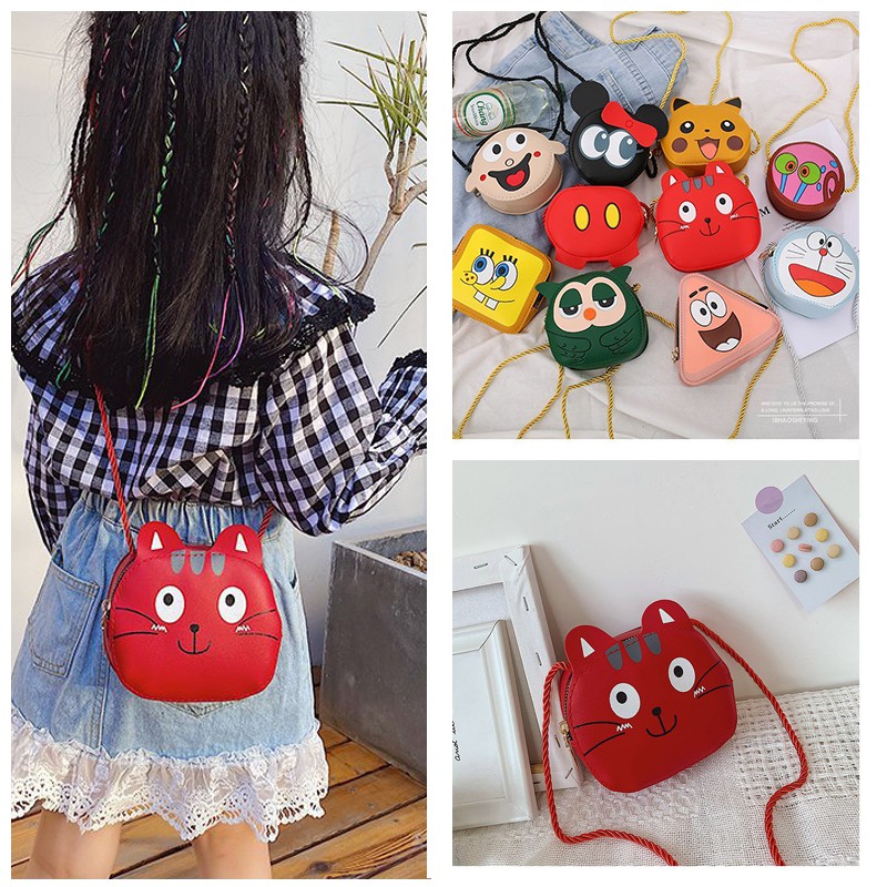 [XẢ HÀNG] Túi đeo chéo cute siêu xinh cho bé trai bé gái TTB003