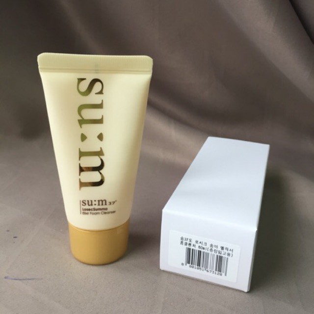 Sữa Rửa Mặt Su:m37 Tái Sinh Tinh Chất Vàng Elixir Foam Cleanser Ngăn Ngừa Mụn, Chống Lão Hóa 60ml