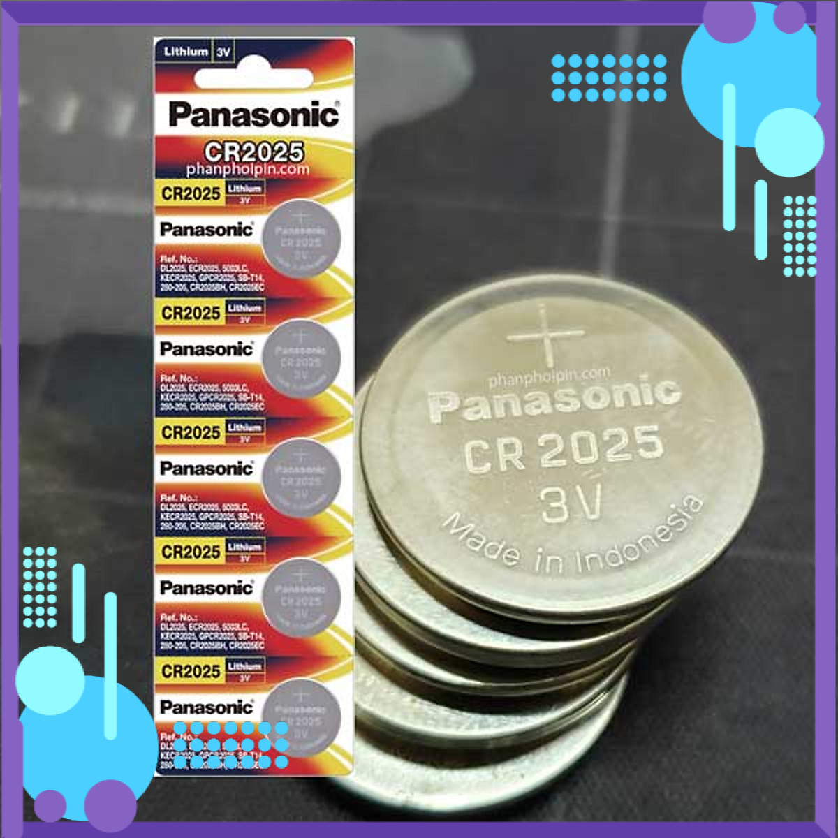 Ưu Đãi Pin nút Panasonic Lithium 3V CR-2025 x01 vỉ (Hàng chính hãng) Tiết kiệm