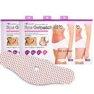 HÀNG SẴN Set 5 Miếng Dán Tan Mỡ Bụng Timary Spa Gel Patch 42°C