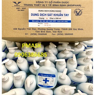 Dung dịch rửa tay khô diệt khuẩn 250 ml/chai - Dung dịch sát khuẩn tay Bidiphar