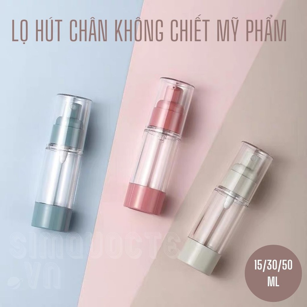  Lọ chiết mỹ phẩm dầu gội sữa rửa mặt hút chân không phong cách bắc âu CCC02