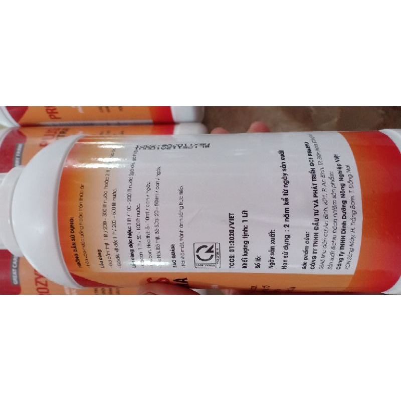 Prozymes plus  sử dụng làm men gốc lên men thủy phân Tỏi dùng cho heo, gà, dê, thỏ...