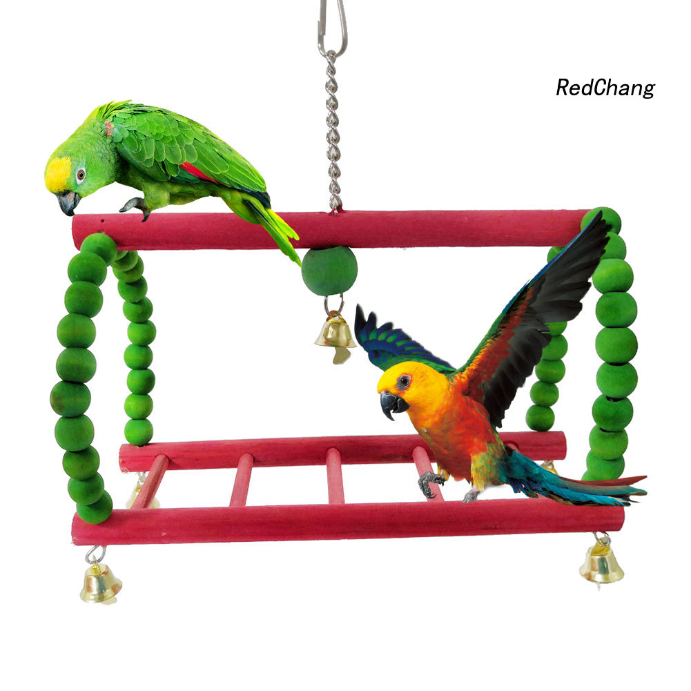 Thang Gỗ Đồ Chơi Cho Vẹt