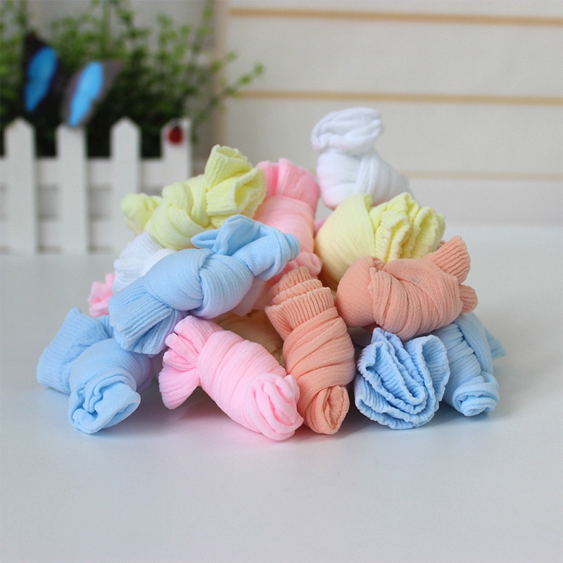 Đôi Vớ Mỏng Mùa Hè Thoáng Khí Màu Kẹo Dễ Thương Cho Bé