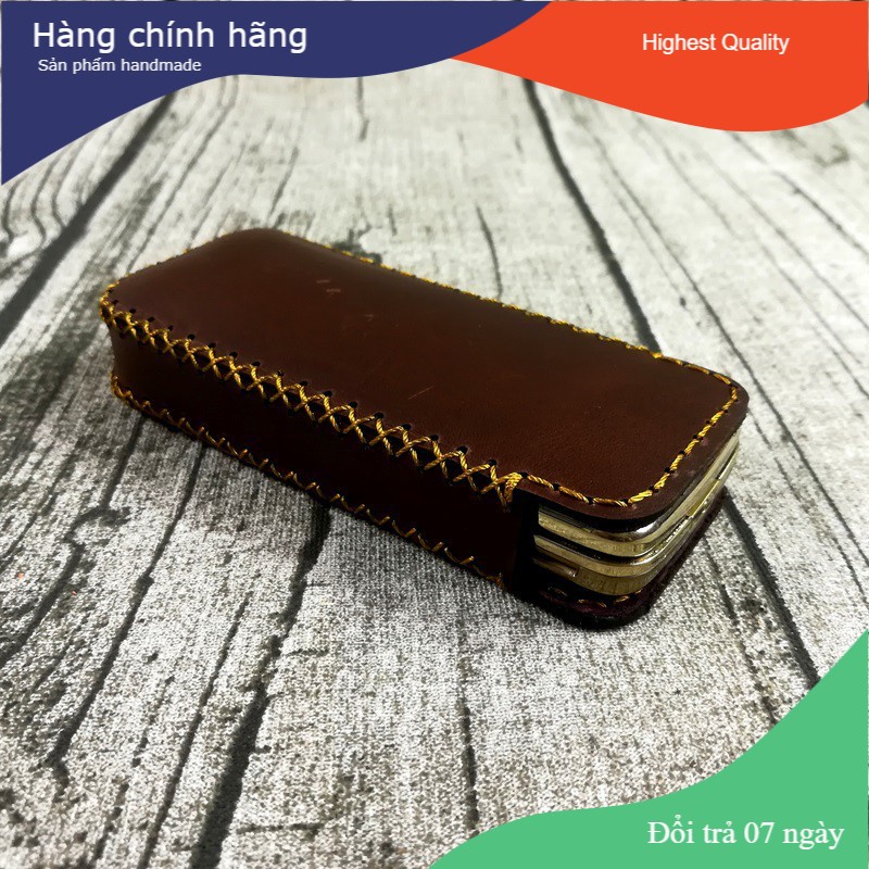 Bao da Nokia 8800 da bò thật 100% handmade -