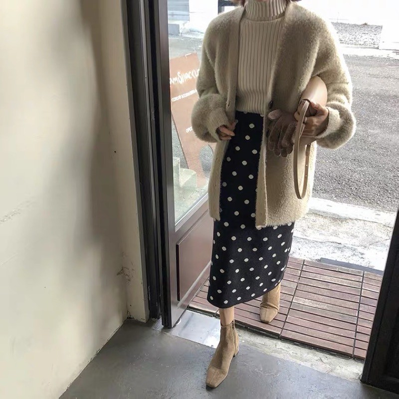 Áo cardigan len lông nhiều màu