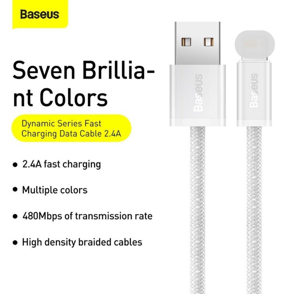 Dây sạc nhanh Baseus Dynamic Series Fast Charging Data Cable U to L 2.4A Bảo hành 18 tháng