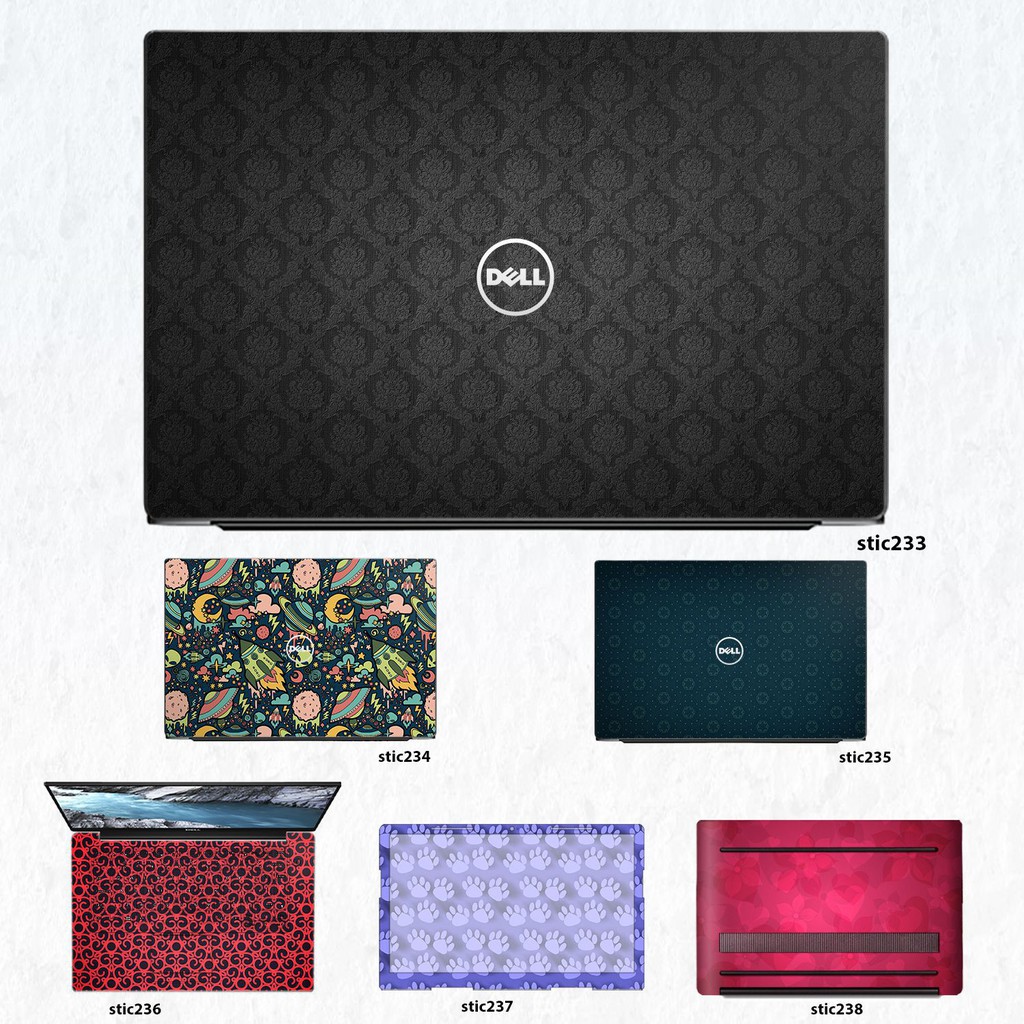 Skin dán Laptop Dell in hình Hoa văn sticker _nhiều mẫu 38 (inbox mã máy cho Shop)