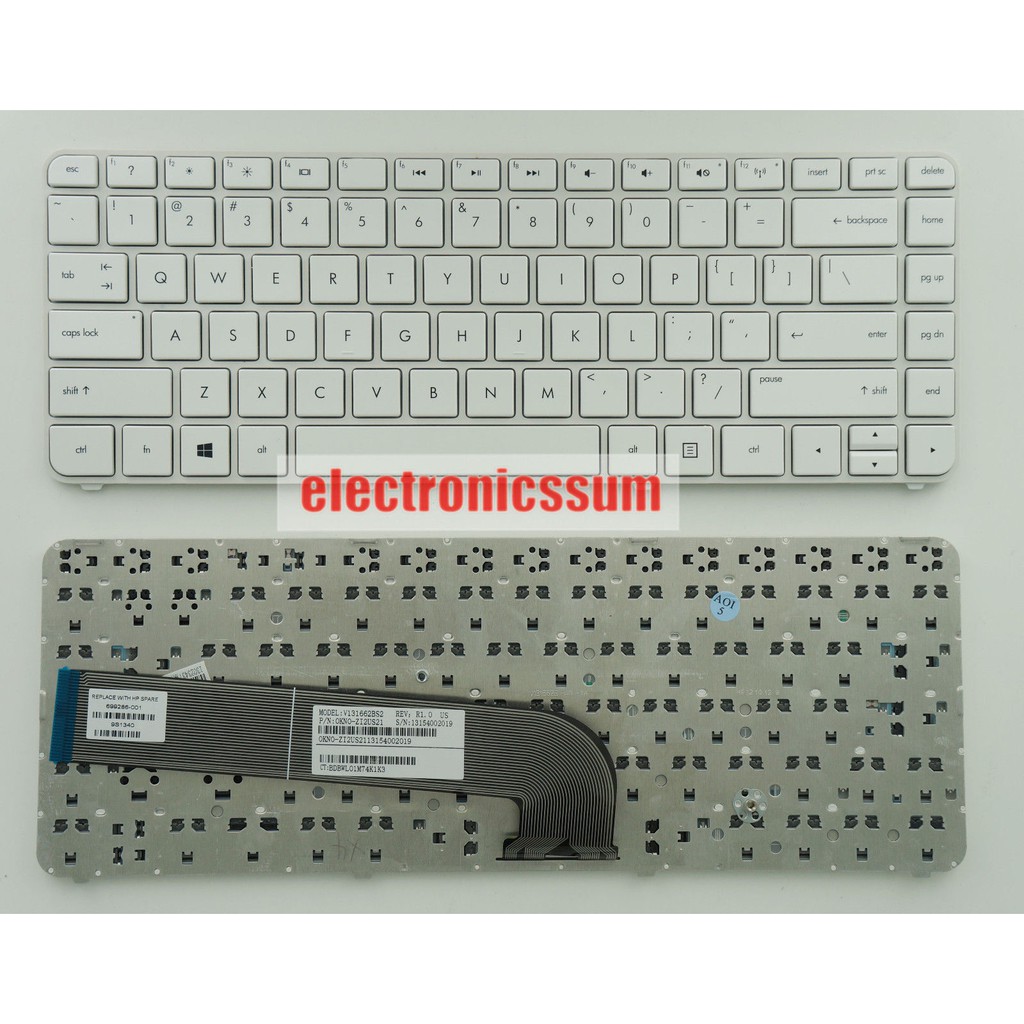 Bàn phím laptop HP Pavilion DV4-3000, DV4-3100, DM4-4000, DV4-5000, DV4-5100, DV4-5200, DV4-5300 – DV4-3000