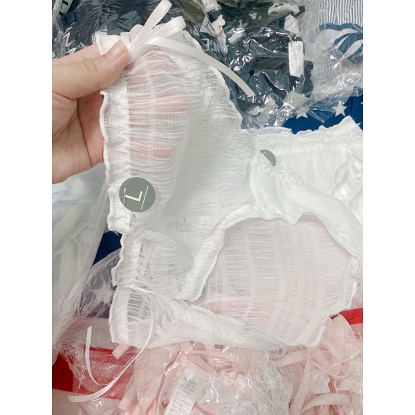 Quần lót ren nữ sexy mềm mại đính nơ phong cách Lolita - Quần lót cao cấp gợi cảm - Quần lót xuyên thấu | BigBuy360 - bigbuy360.vn