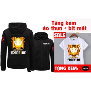 🔥SALE SỐC🔥 Mua áo khoác Free Fire được tặng kèm áo thun  bịt mặt free fire đẹp giá siêu rẻ