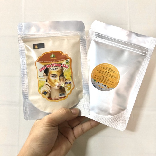 100gr Mặt nạ vàng collagen 24k handmade