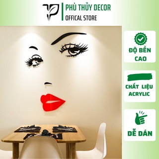 Tranh dán tường mica 3d trang trí spa, phòng ngủ, nail, cafe
