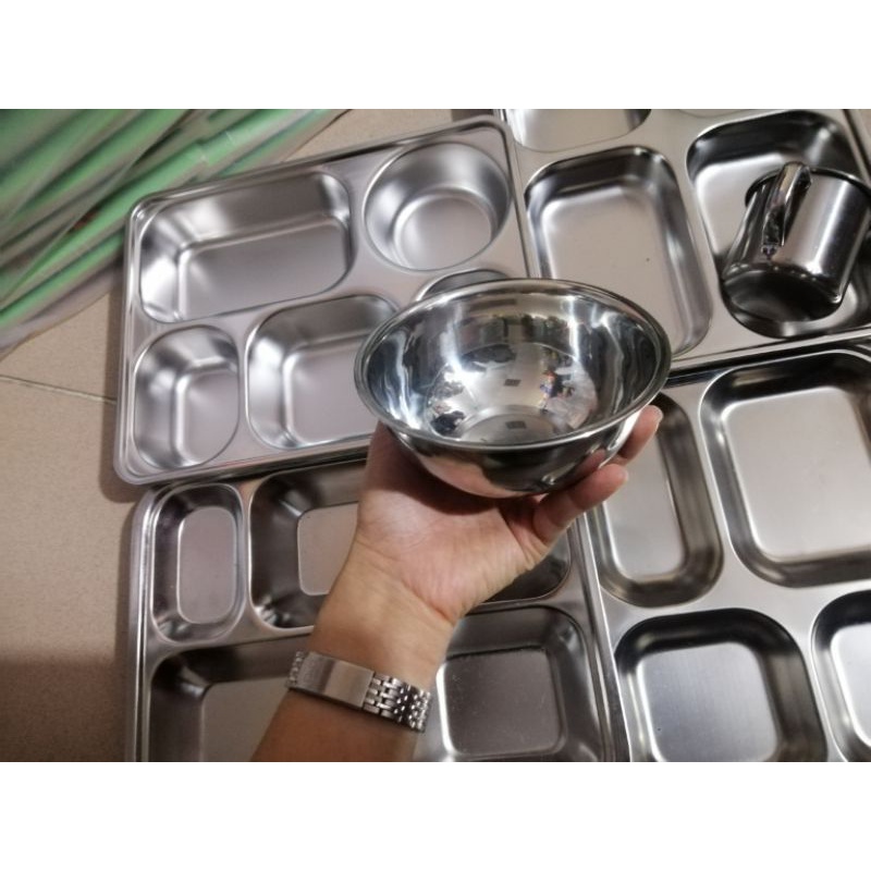 KHAY CỐC BÁT INOX ĐƯNG ĐỒ CHO TRẺ