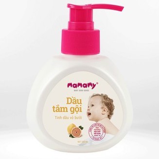 Dầu Tắm Gội Thiên Nhiên Mamamy 150ml - hàng tặng