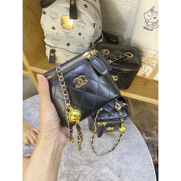 Túi cốp tròn mini x phối quả chuông