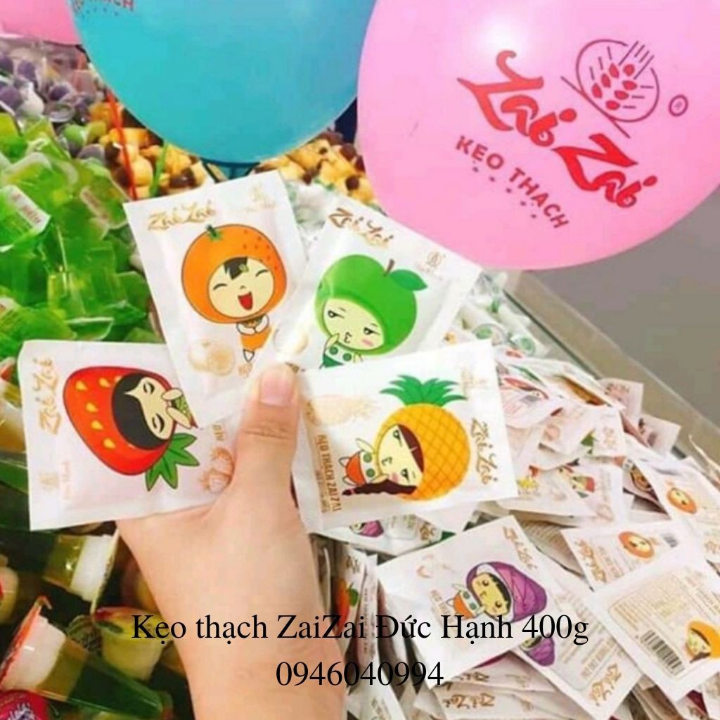 Thạch ZaiZai 🍀SIÊU HOT🍀 Thạch ZaiZai Đức Hạnh Dài Ngon Khó Cưỡng 305g